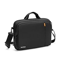 tomtoc 360 Protective Slim Laptop Case with Shoulder Strap for 13-14 Inch MacBook Air/Pro, 13.5-inch Surface Laptop 6/5/4/3, ASUS Zenbook 14 Flip OLED, Acer Swift Go 14, Water-Repellent 14 Laptop Bag