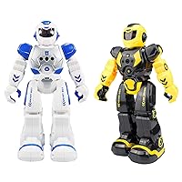 Remote Control Robot for Kids, Intelligent Programmable Robot with Infrared Controller Toys, Dancing,Singing, Moonwalking and LED Eyes, Gesture Sensing Robot Kit for Childrens Entertainment