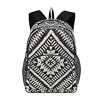 ALAZA Ethnic Tribal Aztec Stripes Geometric Pattern Backpack Daypack Laptop Work Travel College Bag for Men Women Fits 15.6 Inch Laptop