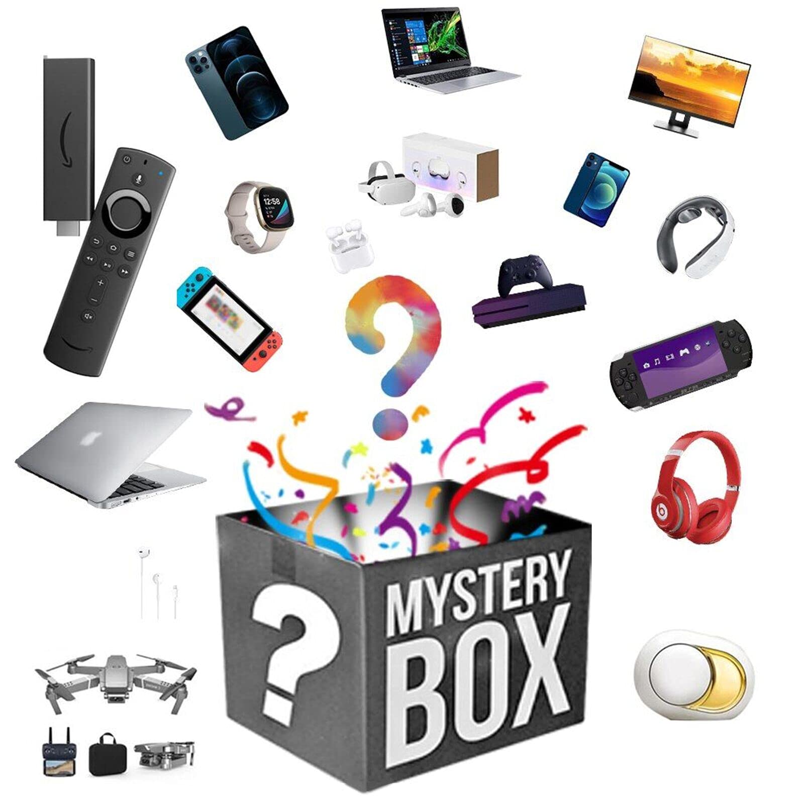 Mystery Electronic Products, Gaming Mouse Smart Watch Etc Give Yourself A Surprise Super Electronic Box