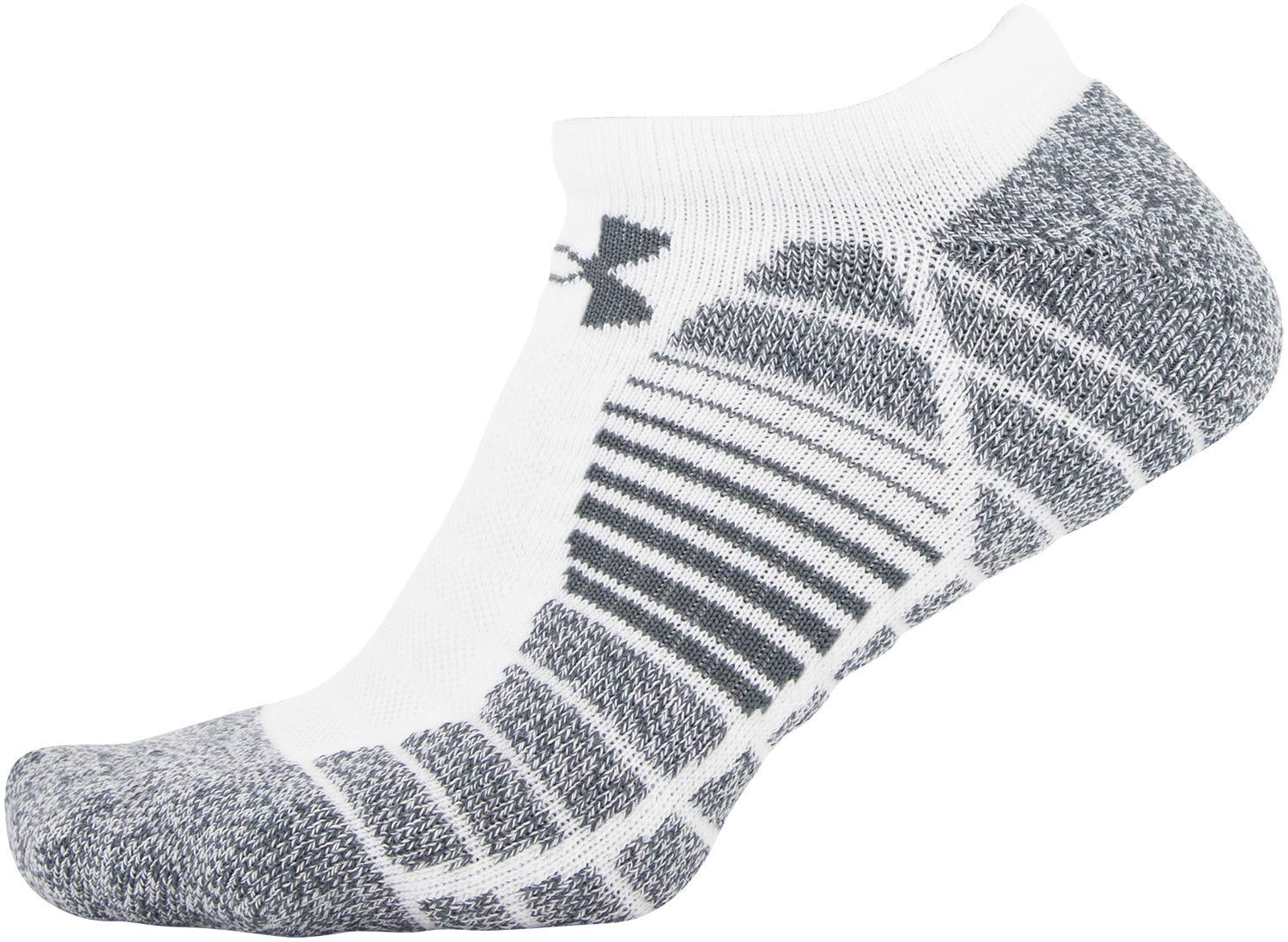 Under Armour unisex-adult Elevated Performance No Show Socks, 3-pairs