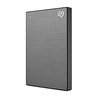 One Touch 1TB External HDD with Password Protection Space Gray, for Windows and Mac, with 3 yr Data Recovery Services, and 4 Months Adobe CC Photography (STKY1000404)