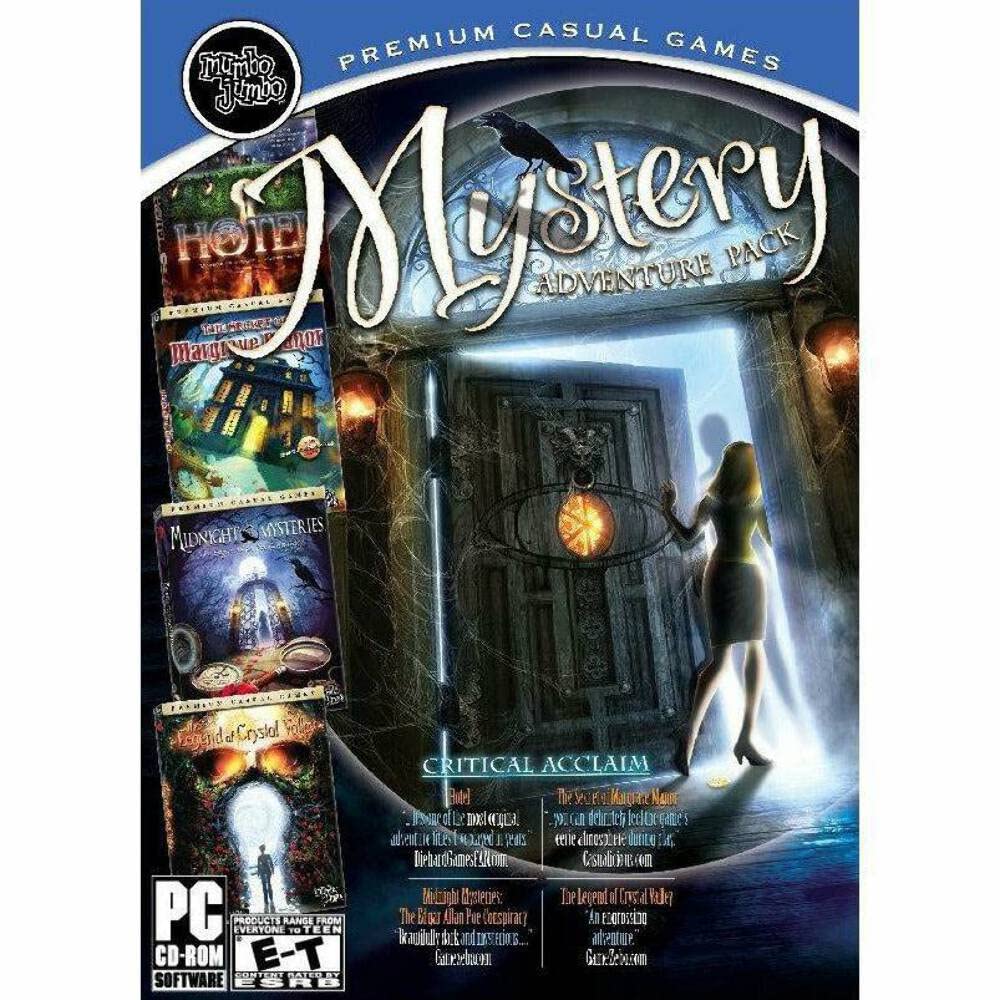 Mystery Adventure Pack (Hotel / Secret of Margrave Manor / Midnight Mysteries / Legend of Crystal Valley) - PC