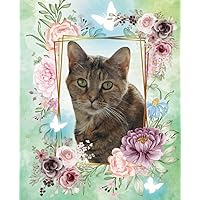 Cat Themed Composition Notebook: College Rule Pages