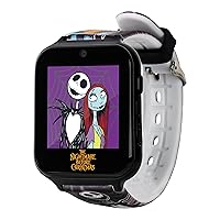 Accutime Nightmare Before Christmas Interactive Smartwatch for Kids - Camera, Games & Fitness Features