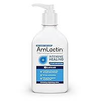 AmLactin Intensive Healing Body Lotion for Dry Skin – 7.9 oz Pump Bottle – 2-in-1 Exfoliator and Moisturizer with Ceramides and 15% Lactic Acid for 24-Hour Relief from Dry Skin