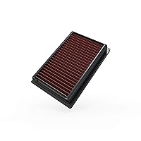 K&N Engine Air Filter: Reusable, Clean Every 75,000 Miles, Washable, Replacement Car Air Filter: Compatible with 2012-2018 Toyota/Citreon/Peugeot Hybrid (Prius, Corolla, Aygo, C-HR, Yaris), 33-2485