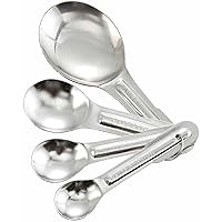 Winco 4-Piece Stainless Steel Measuring Spoon Set