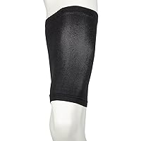 Cramer Endurance Support System Thigh Compression Sleeve for Hamstring Strains, Pulled Muscles in Hamstring and Quad, Injury Recovery, Tendinitis in the Upper Leg, and Pain Relief, Black