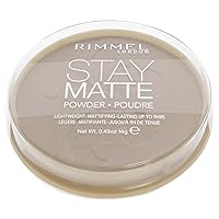 London Stay Matte - 011 Creamy Natural - Pressed Powder, Lightweight, High Coverage, Shine Control, 0.49oz