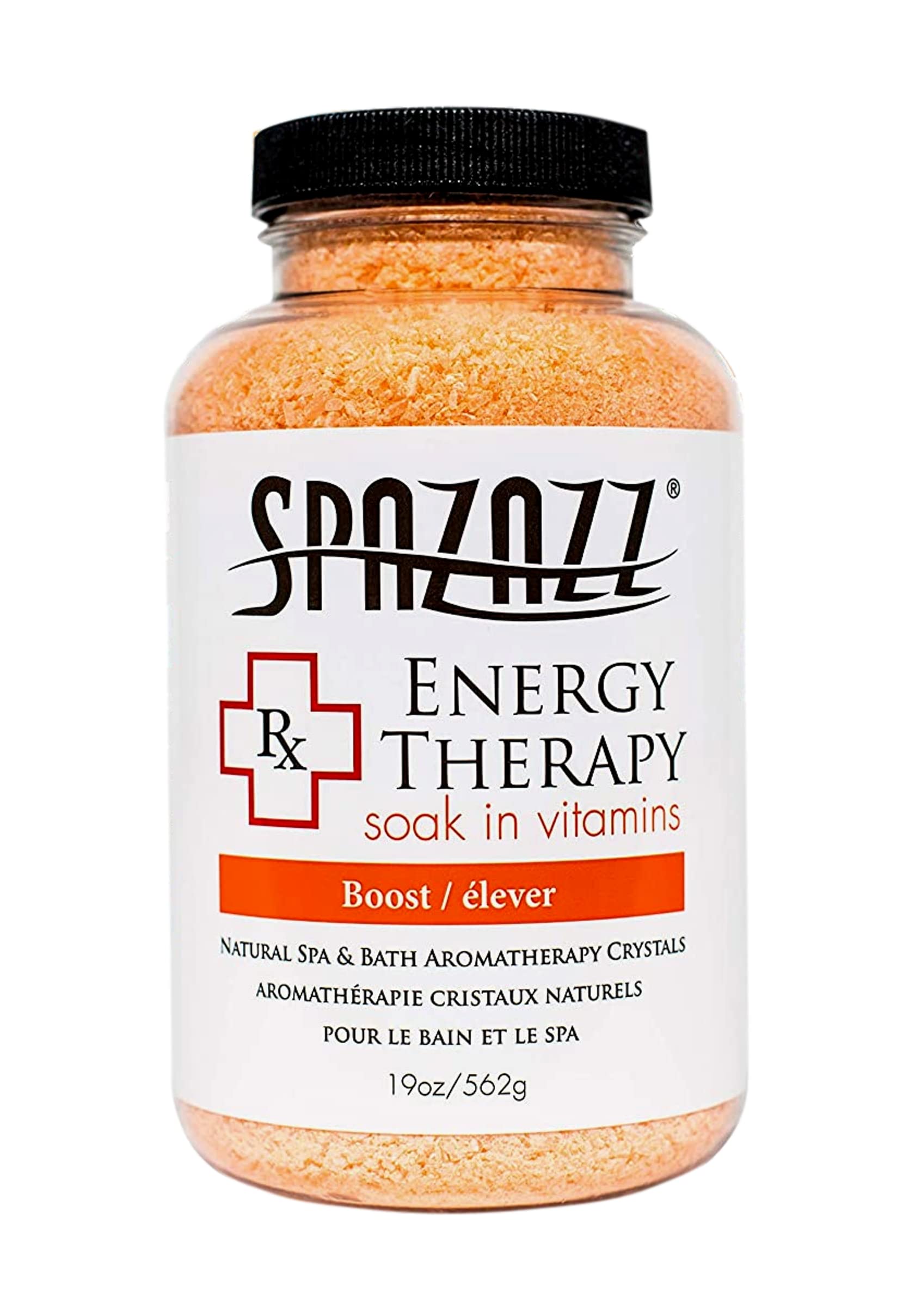 SpaZazz Crystals 19 oz - RX Collection - Energy Therapy