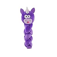 Outward Hound Nina Ottosson Twistiez Interactive Plush Dog Puzzle Dog Enrichment Toys Dog Treat Puzzle, Plush, Purple