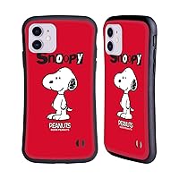 Head Case Designs Officially Licensed Peanuts Snoopy Characters Hybrid Case Compatible with Apple iPhone 11