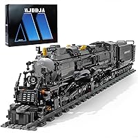 Steam Train Set Building Blocks for Boys 16+, Building Train Toy with Train Track- Model Train Set for Adults, Fun Building Kits Gift for Train/Locomotive Enthusiasts on Birthday (1608PCS)