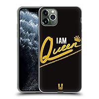 Head Case Designs Queen I Am Gold Ensemble Soft Gel Case Compatible with Apple iPhone 11 Pro Max