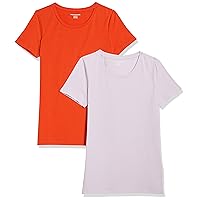 Amazon Essentials Women's Classic-Fit Short-Sleeve Crewneck T-Shirt-Discontinued Colors, Multipacks