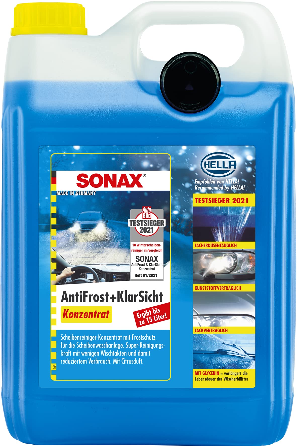 Mua SONAX 332505 Antifreeze and Clear View Concentrate, 5 Liters trên   Đức chính hãng 2024