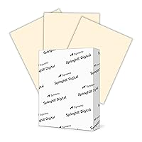 Springhill 8.5” x 11” Ivory Colored Cardstock Paper, 67lb Vellum Bristol, 147gsm, 250 Sheets (1 Ream) – Premium Lightweight Cardstock, Vellum Printer Paper with Textured Finish – 056000R
