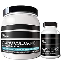 Collagen Peptides & Hair Nutrition + Cynatine HNS + Hyaluronic Acid + Biotin