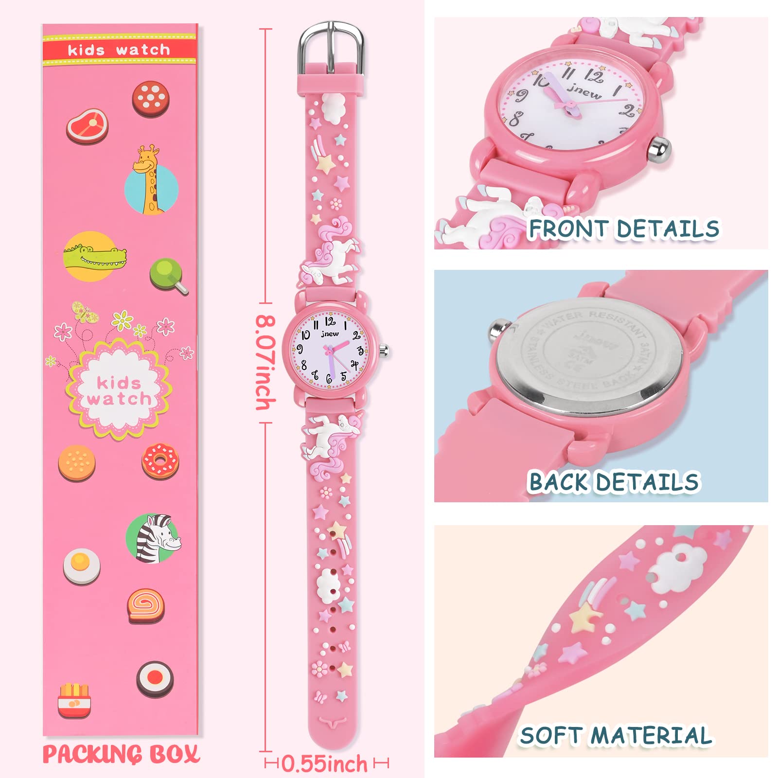 Dodosky Toddler Watches for Girls - Best Toys Gifts for Girls Age 3 4 5 6 7 8