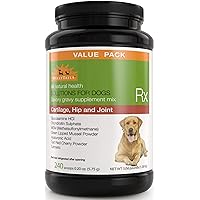 Glucosamine Chondroitin MSM Turmeric Dog Joint Supplement for Large Dogs 48.8 oz. (240 Scoops)