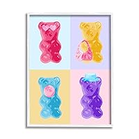 Pop Style Candy Bears Framed Giclee Art by Daphne Polselli