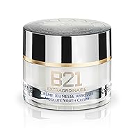 B21 Extraordinaire Absolute Youth Cream, Anti-Aging Cream, Exclusive Youth Reset Complex, 21 Amino Acids from Pale Iris Stem Cells, Active Defense Complex, 50ml, 1.7oz