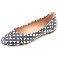 Journee Collection Womens Kavn Flat with Classic Round Toe and Comfort Insoles