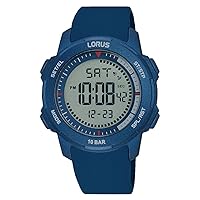 Lorus Sport Man Mens Digital Watch with Silicone Bracelet R2373PX9
