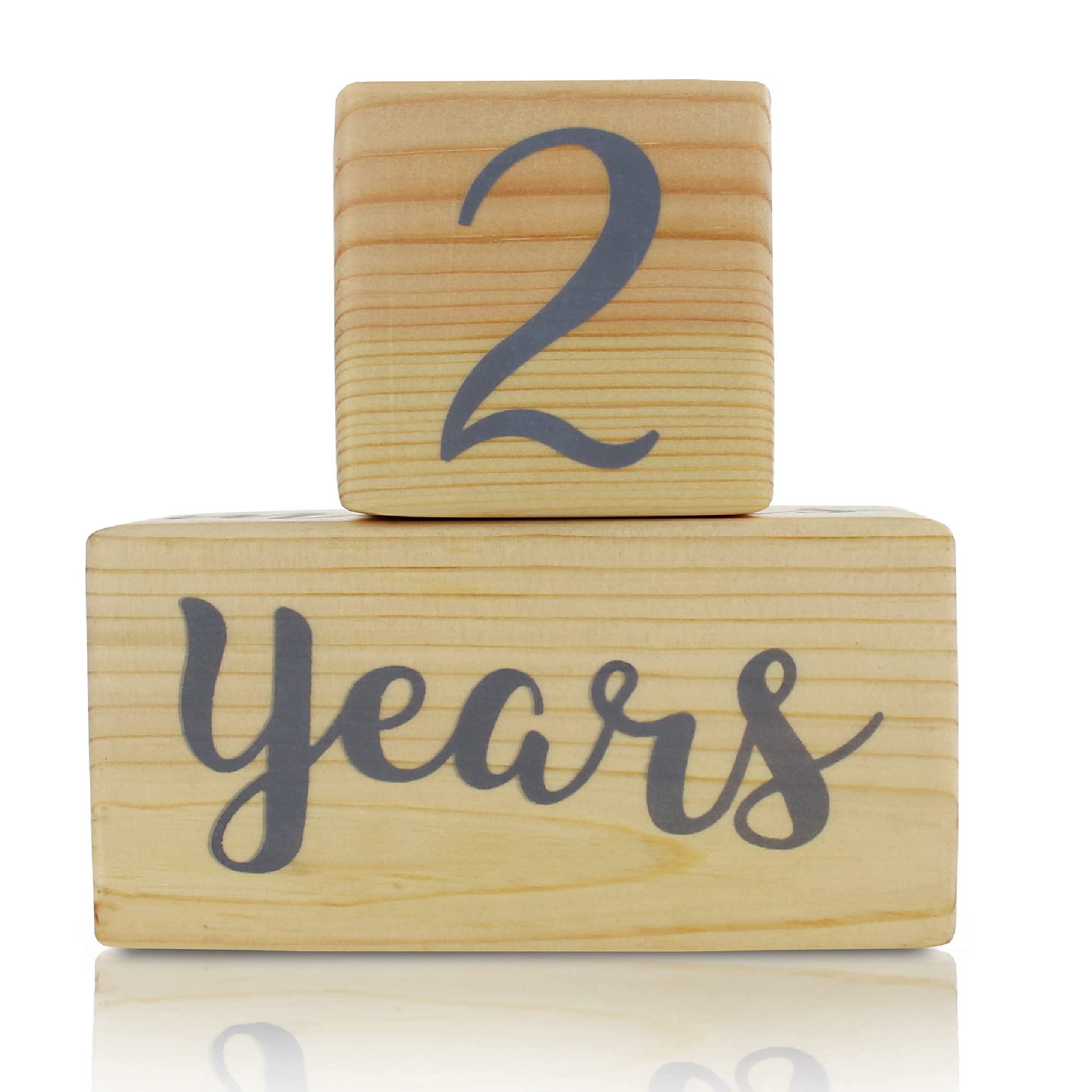 Baby Milestone Blocks – Natural Wooden Baby Monthly Milestone Blocks with Weeks, Months & Years. The Milestone Blocks are an Ideal Gift for Photoshoots, Baby Shower, Pregnancy Gifts & New Mom's Gift