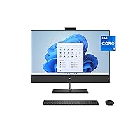 HP All-in-One Computer, 12th Gen Intel Core i7-12700T Processor, 16GB RAM, 1TB PCIe NVMe M.2 Solid State Drive, 31.5-Inch 4K QHD IPS Display, Windows 11 Home