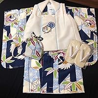 Shichi-Go-San 3 Years Old Boys Komachi Kids Kimono Covers, 7 Piece Full Set