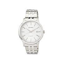 Seiko SRPH85K1 Men's Analogue Automatic Watch with Stainless Steel Strap, silver, Bracelet