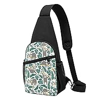 Abstract Camouflage Casual Crossbody Chest Bag, Lightweight Shoulder Backpack, Women'S, Men'S Hiking Outdoor Backpacks