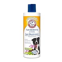 Arm & Hammer for Pets Super Deodorizing Shampoo for Dogs | Best Odor Eliminating Dog Shampoo | Great for All Dogs & Puppies, Fresh Kiwi Blossom Scent, 16 oz