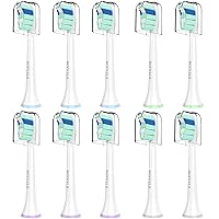 Replacement Toothbrush Heads for Philips Sonicare Replacement Heads, Electric Replacement Brush Head Compatible with Phillips Sonicare Electric Toothbrush, for Philips Sonic Care Brush,10 Pack