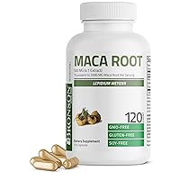 Bronson Maca Root (from 500mg 4:1 Extract Equivalent to 2000mg per Serving), Lepidium Meyenii - Non-GMO, 120 Vegetarian Capsules