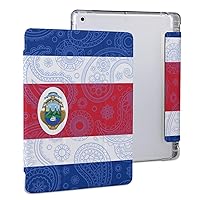 Costa Rica Paisley Flag Funny Case with Kickstand Card Slot Pen Holder for iPad Pro 2020 （11in）/ 2020 （10.2in）/ 2020 AIR 4 （10.9in）/ Pro 2021 （11in）
