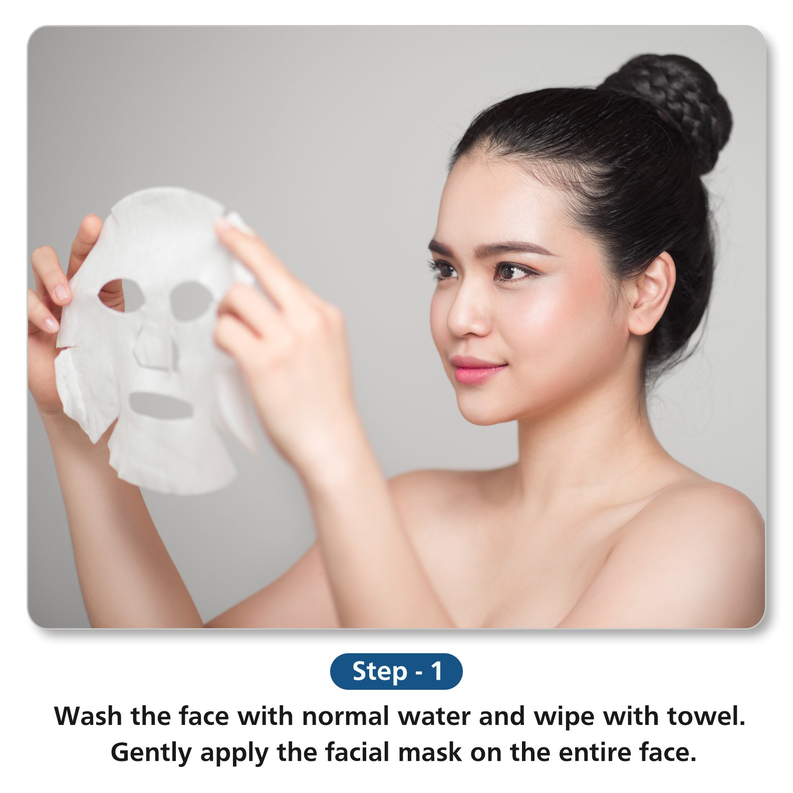 MIRABELLE COSMETICS KOREA Sensitive Skin Facial Sheet Mask (Pack of 6)