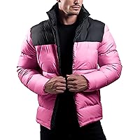 URBAN BUCK Mens Puffer Jacket Heavyweight Premium Winter Recycled Down Windproof and Water Repellent Men Jackets