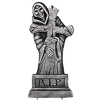 -- Grim Reaper's R.I.P. Tombstone - Décor Gray