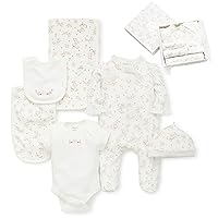 Little Me Baby Layette Gift Set - Clothes, Outfits, Essentials for Girls & Boys, Newborns, 3 and 6 Months - Vintage Rose