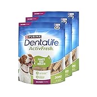 Purina DentaLife ActivFresh Chicken Flavor Small/Medium Breed Adult Dog Dental Chews – Multipack - 30 ct. Pouch