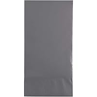 Creative Converting Guest Towel, 3 PLY, 8 in x 4 in, 16 ct, Gray
