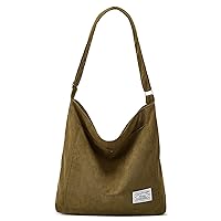Corduroy Hobo Bag Multiple Pockets Shoulder Bags Crossbody Bags Purses Satchels Bag Wallets Cute Large Tote Handbag 2023
