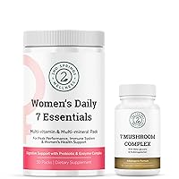 Feminine Vitality Bundle - 7 Mushroom Complex & Women's Daily 7 Essentials for Complete Wellness