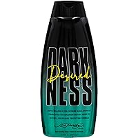 Tanning Desired Darkness Dark Tanning Lotion – Rapid Release Ultra Extreme Black Bronzer Formulated for Maximum Instant Results, Tattoo and Color Fade Protecting Formula – 10 oz.