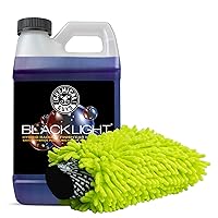 Chemical Guys CWS_619_64 Black Light Foaming Car Wash Soap, 64 fl oz (Half Gallon) Black Cherry Scent Chenille Premium Scratch-Free Microfiber Wash Mitt