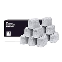 12-Pack Charcoal Water Filters Compatible with Breville BWF100 Machines, Breville Espresso Machine Water Filter Replacements