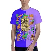 King Gizzard and Lizard Wizard Band T Shirt Boy's Fashion Short Sleeve Shirts Summer Casual Tee